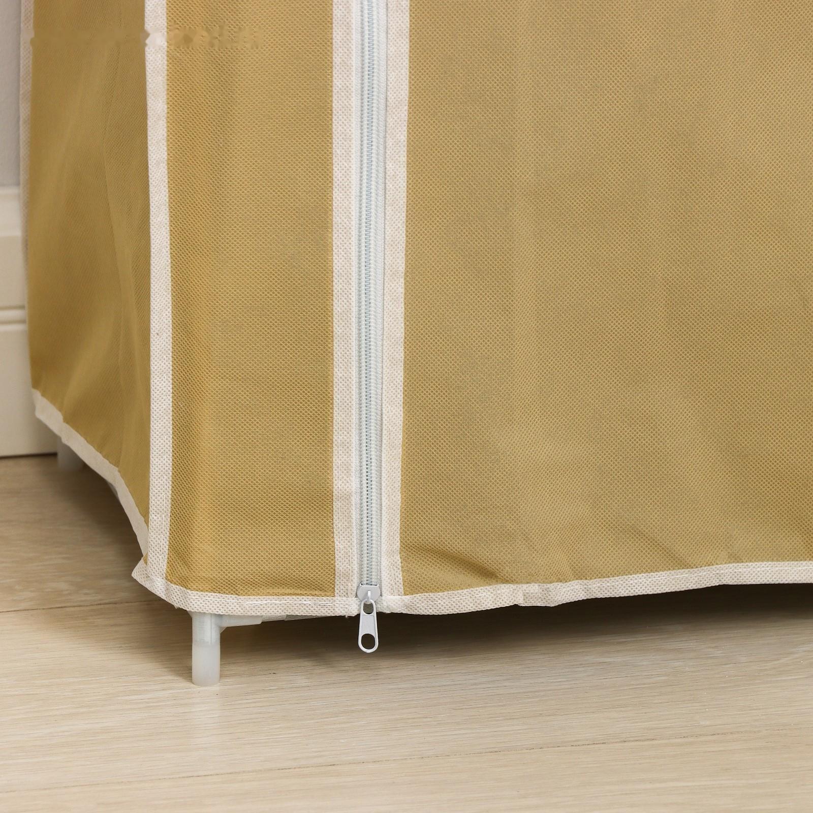 Обувница, 6 ярусов, 60×28×105 см, цвет МИКС