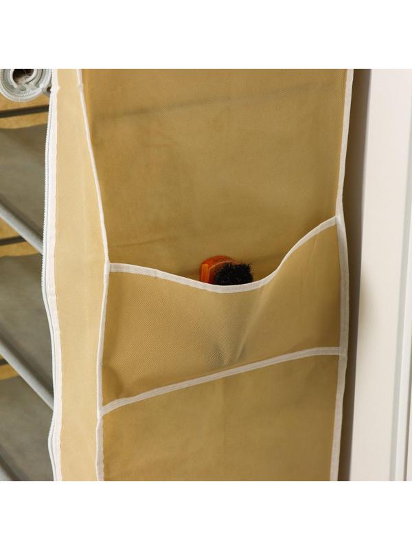 Обувница, 6 ярусов, 60×28×105 см, цвет МИКС