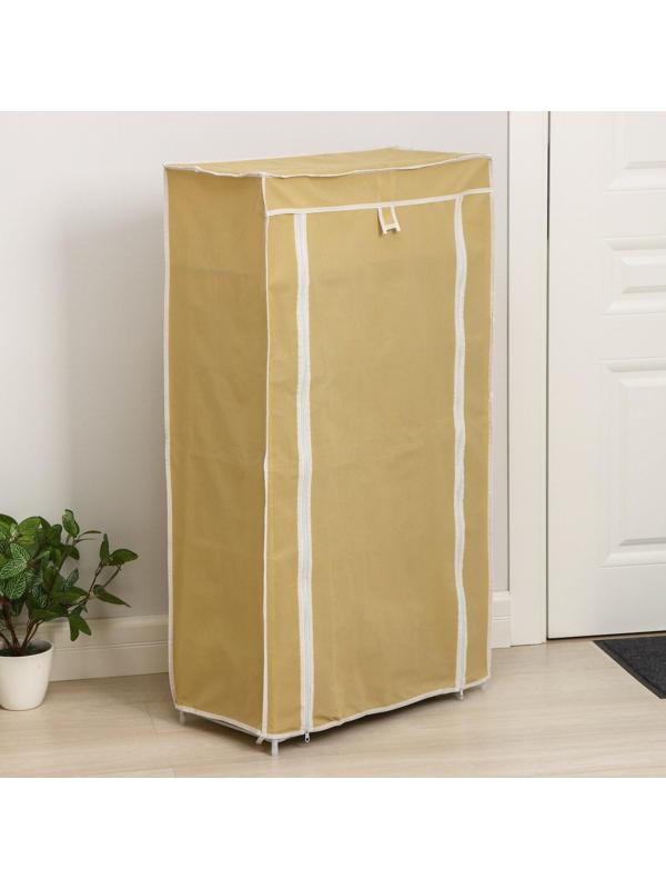 Обувница, 6 ярусов, 60×28×105 см, цвет МИКС