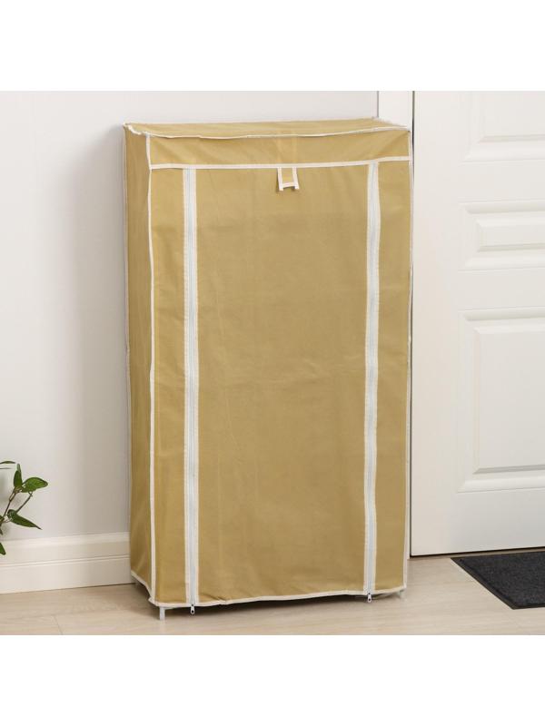 Обувница, 6 ярусов, 60×28×105 см, цвет МИКС