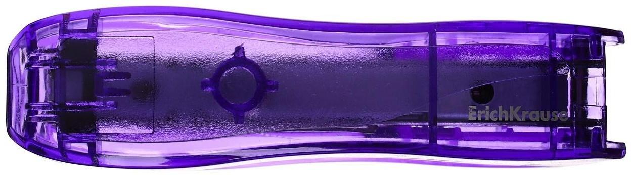 Степлер ErichKrause Elegance № 10, до 20 листов, встроенный антистеплер, МИКС