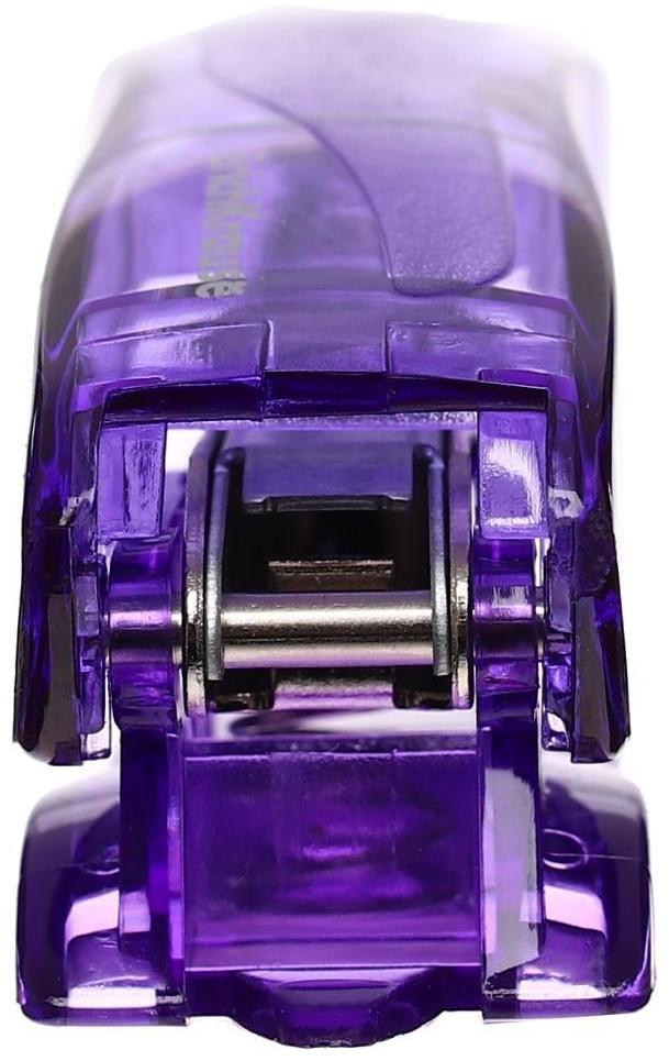 Степлер ErichKrause Elegance № 10, до 20 листов, встроенный антистеплер, МИКС