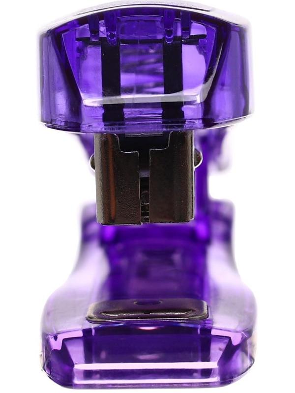 Степлер ErichKrause Elegance № 10, до 20 листов, встроенный антистеплер, МИКС