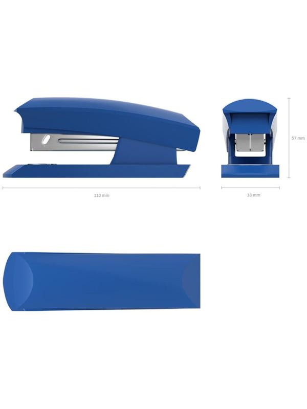 Степлер ErichKrause ECO № 24/6 и 26/6, до 30 листов, микс