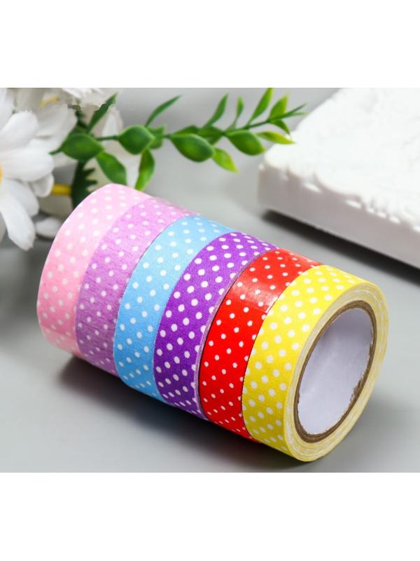 Клейкая лента декоративная текстиль 