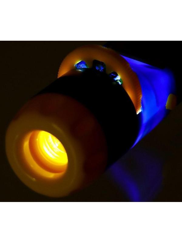 Проектор-фонарик «Весёлые зверята», 6 слайдов, свет