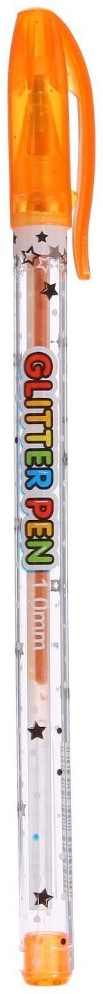 Набор гелевых ручек, 6 цветов, металлик, корпус с рисунком, в блистере на кнопке