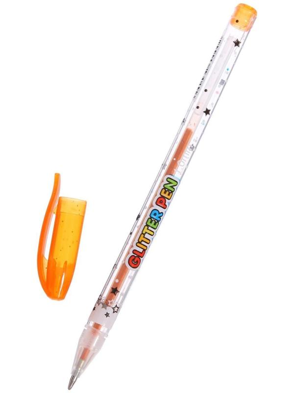 Набор гелевых ручек, 6 цветов, металлик, корпус с рисунком, в блистере на кнопке