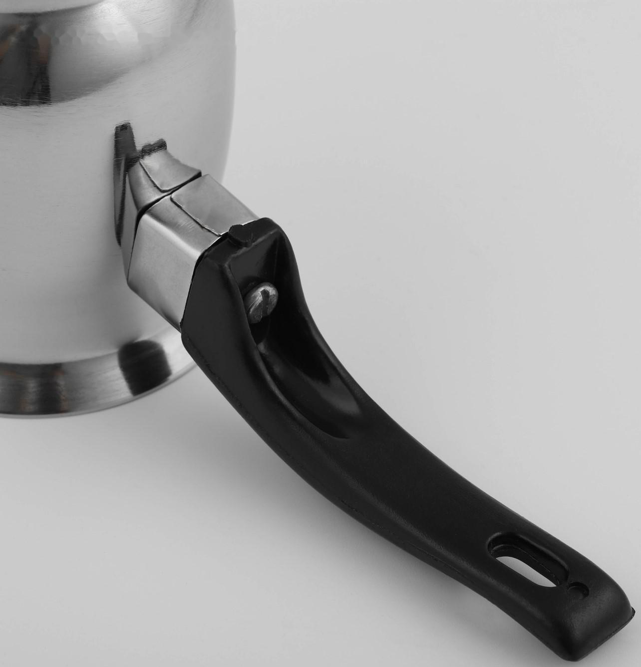 Турка из нержавеющей стали для кофе Доляна, 350 мл