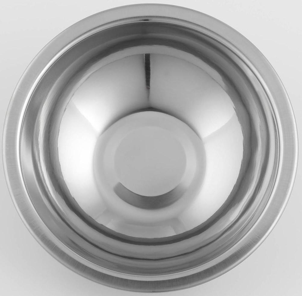 Миска глубокая из нержавеющей стали Доляна, 450 мл, d=18 см