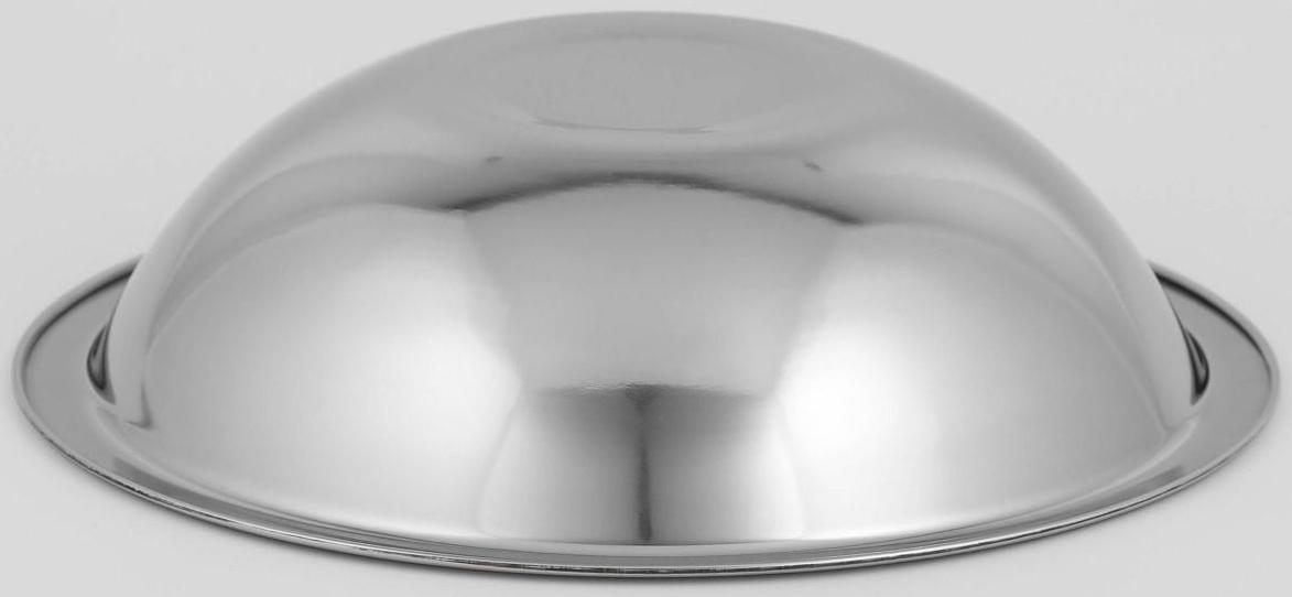 Миска глубокая из нержавеющей стали Доляна, 450 мл, d=18 см