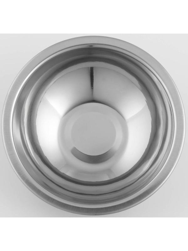Миска глубокая из нержавеющей стали Доляна, 450 мл, d=18 см