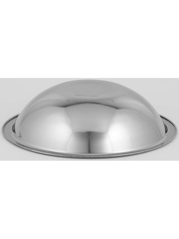 Миска глубокая из нержавеющей стали Доляна, 450 мл, d=18 см