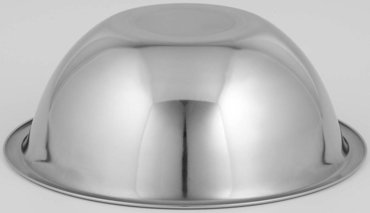 Миска глубокая из нержавеющей стали Доляна, 1,3 л, d=22 см