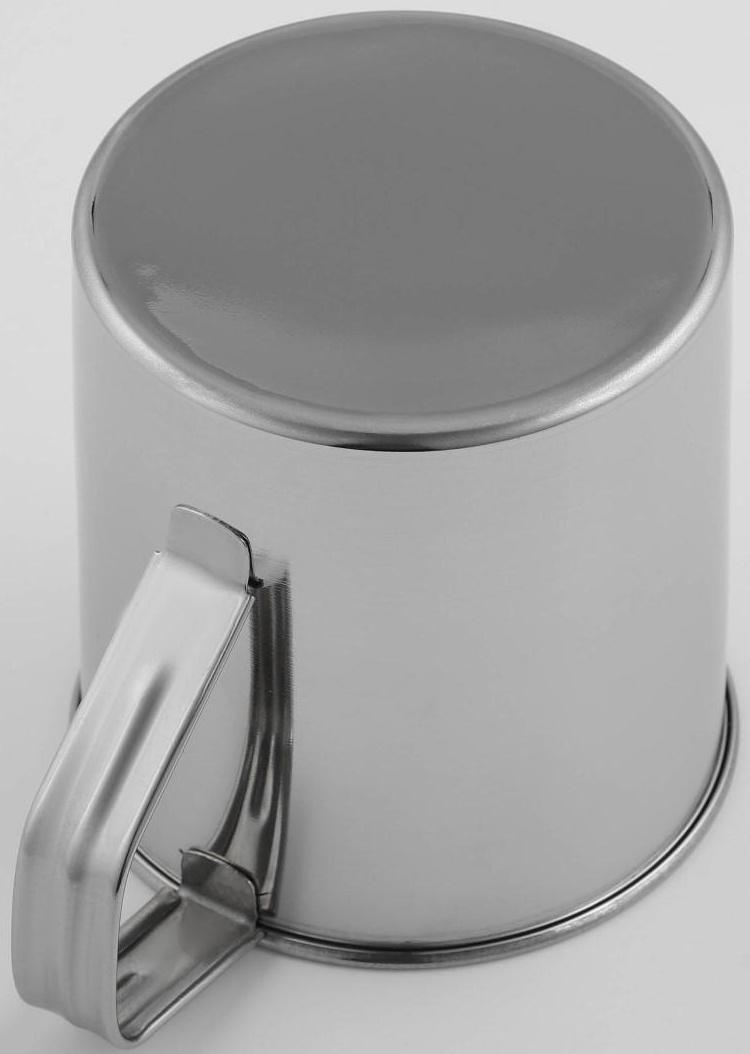 Кружка из нержавеющей стали Доляна «Тарун», 500 мл, 12×9×11 см, с крышкой