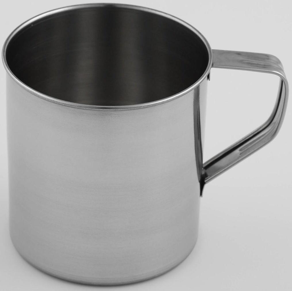 Кружка из нержавеющей стали Доляна, 500 мл, d=9 см