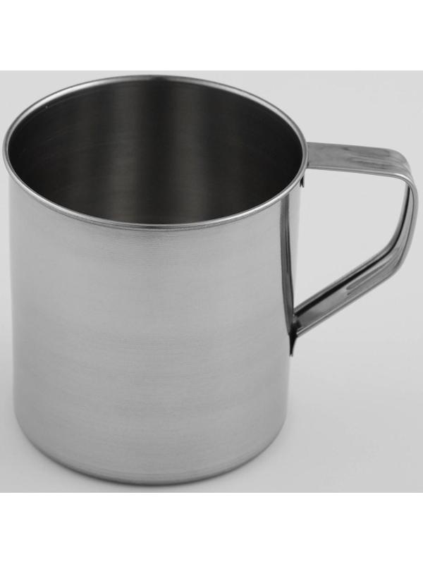 Кружка из нержавеющей стали Доляна, 500 мл, d=9 см