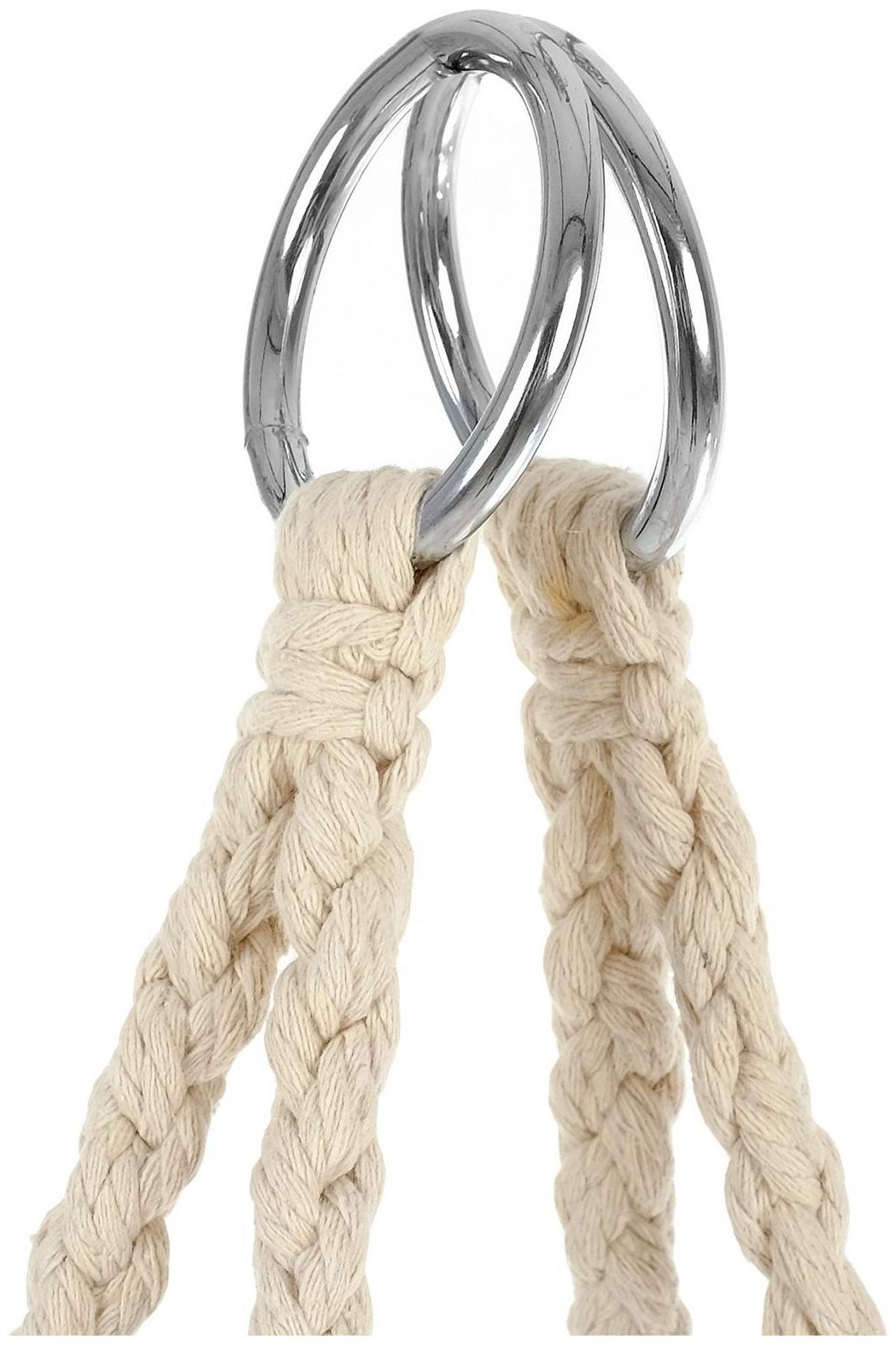 Гамак-кресло подвесное плетёное 60 х 80 см, цвет бежевый