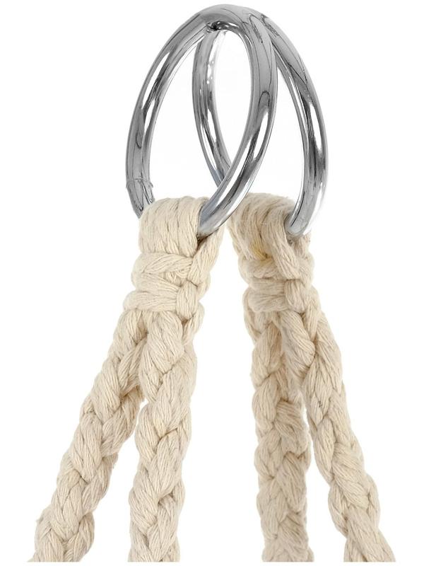 Гамак-кресло подвесное плетёное 60 х 80 см, цвет бежевый