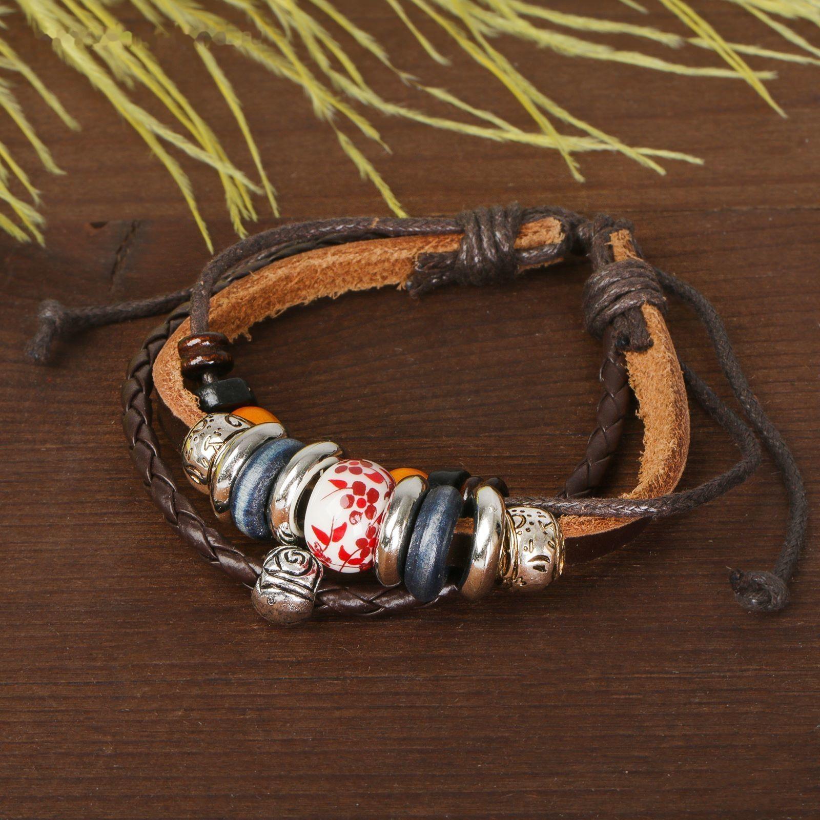 Браслет кожа 