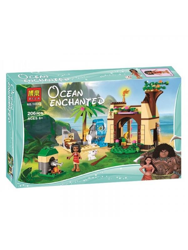 Конструктор Bl Ocean Enchanted «Приключения Моаны на затерянном острове» 10662 (Disney Princesses 41149) / 206 деталей