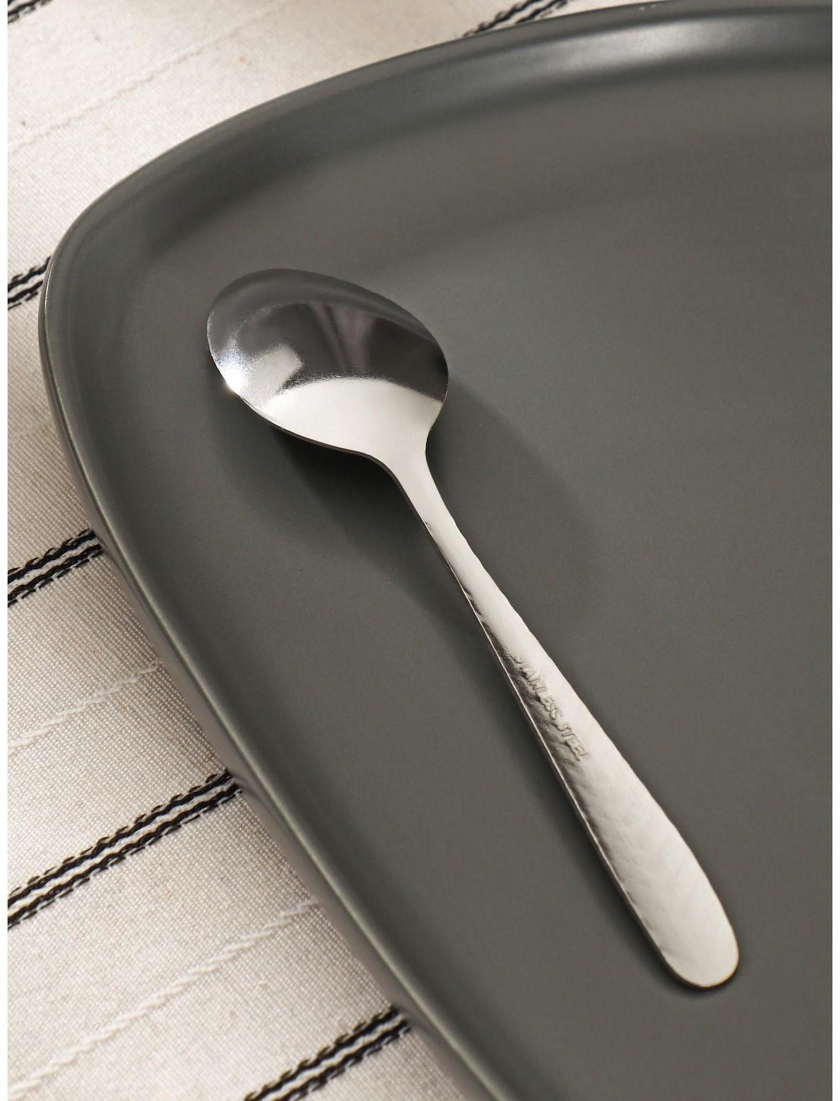 Набор ложек чайных Доляна «Колосок», h=15 см, 6 шт, цвет серебряный