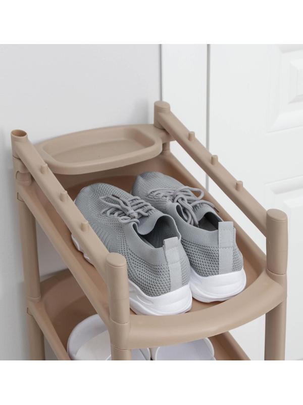 Этажерка для обуви «Узккая», 4 яруса, 41,5×25,5×81 см, цвет МИКС