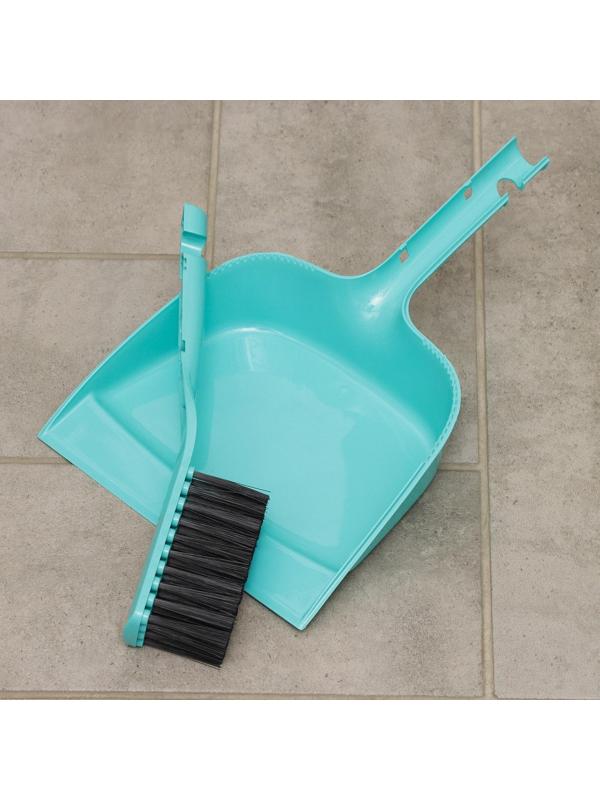 Щётка-сметка с совком «Практик», цвет МИКС