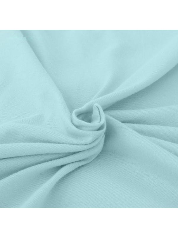 Простыня на резинке «Купу-купу», 180х200х20 см, бирюза, трикотаж