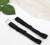 Бретели текстильные, 1,5 см, 36 ± 2 см, пара, цвет чёрный