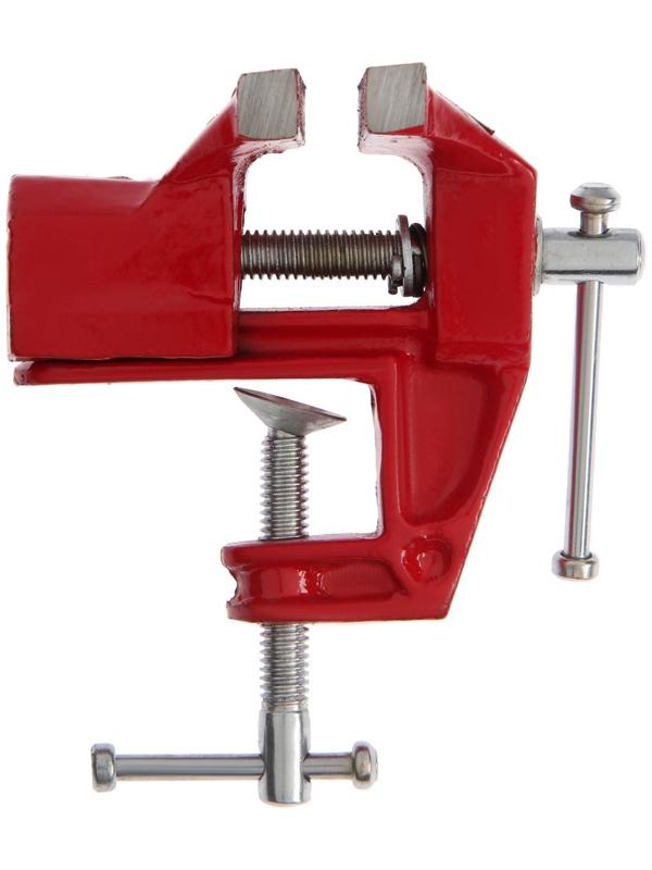 Тиски слесарные ТУНДРА, винтовой зажим, 70 мм