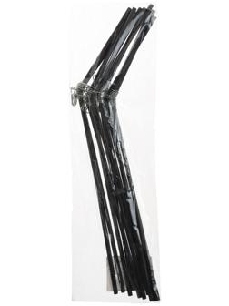 Противозакручиватель изогнутый, 25 см, цвет черный, 10 шт.