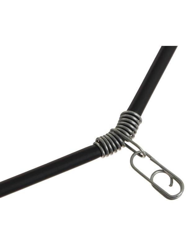 Противозакручиватель изогнутый, 25 см, цвет черный, 10 шт.