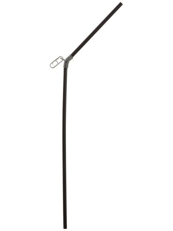 Противозакручиватель изогнутый, 25 см, цвет черный, 10 шт.