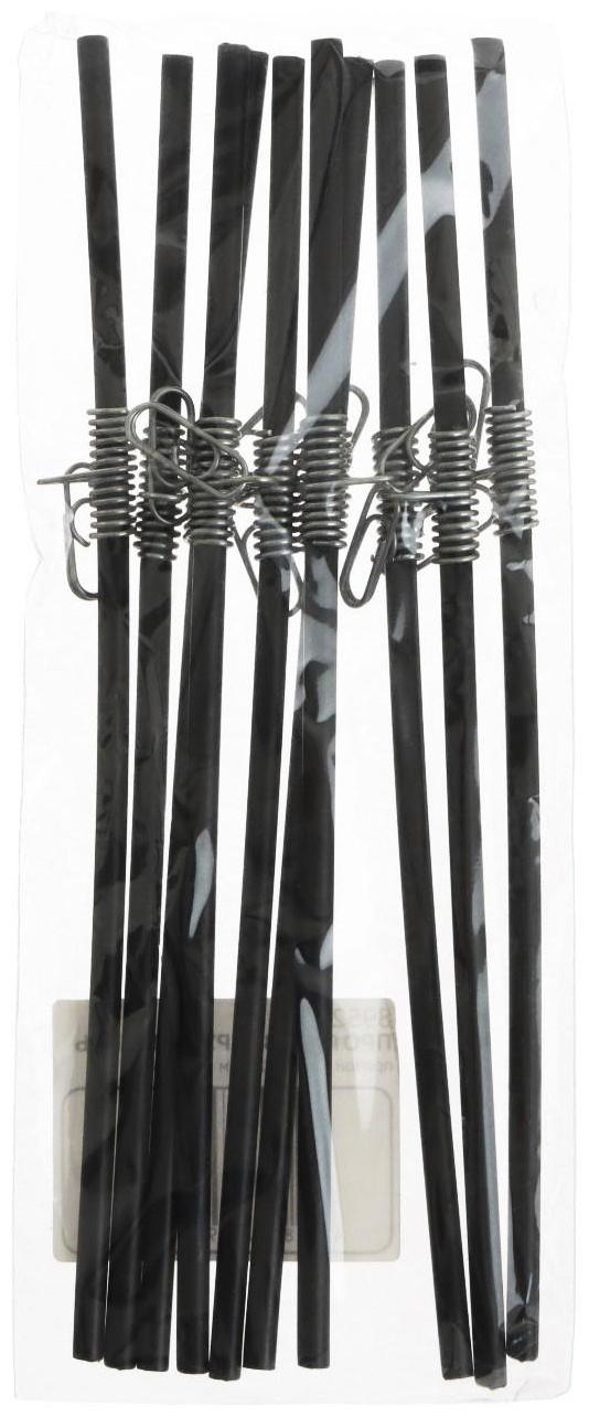 Противозакручиватель прямой, 15 см, цвет черный, 10 шт.