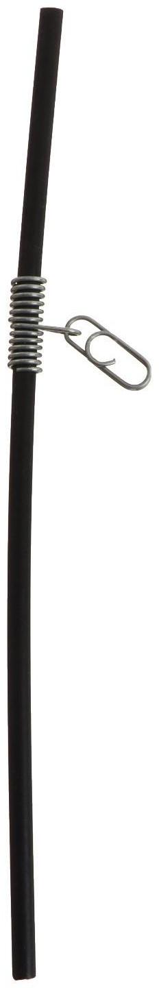 Противозакручиватель прямой, 15 см, цвет черный, 10 шт.