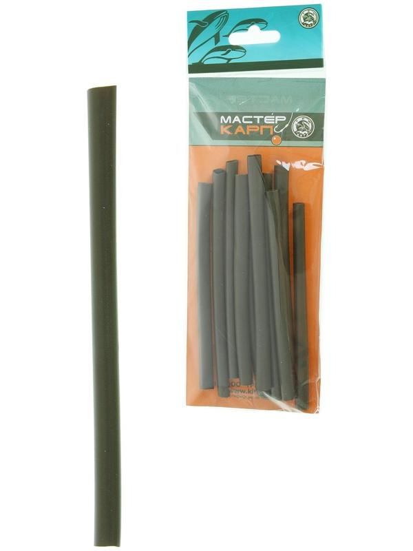 Набор термотрубок, диаметр 5/2.5, цвет зелёный, 10 шт.