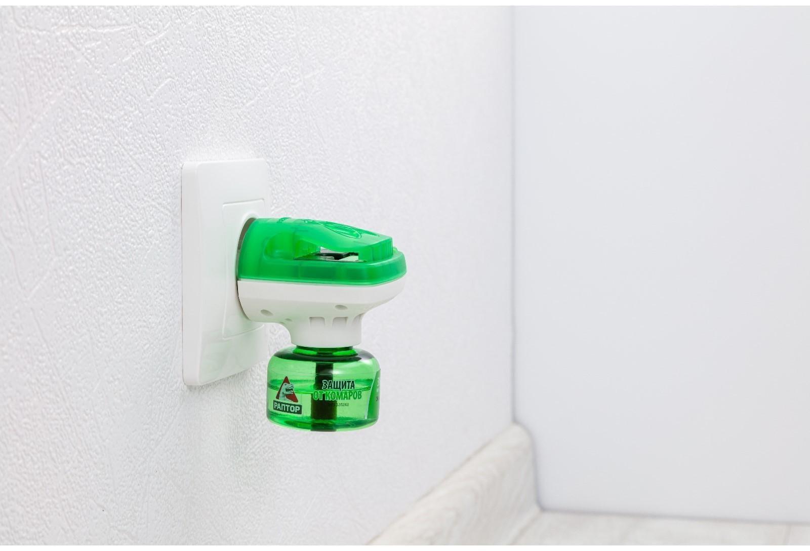 Комплект Раптор фумигатор + жидкость без запаха, 30 ночей