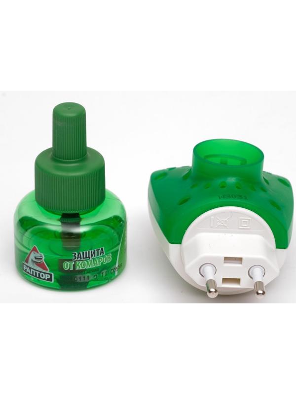 Комплект Раптор фумигатор + жидкость без запаха, 30 ночей