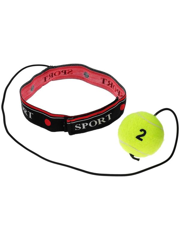 Эспандер-тренажёр, боевой мяч «TIGER 2 точный удар» реакция, координация. цвет МИКС