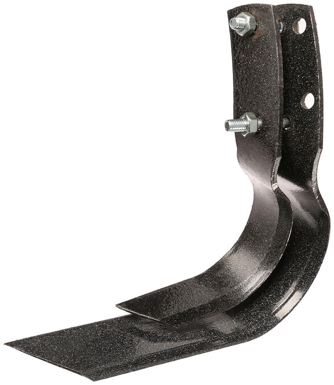 Плоскорез «Лидер», серповидный, комбинированный, режущие стороны 14 и 11 см, без черенка