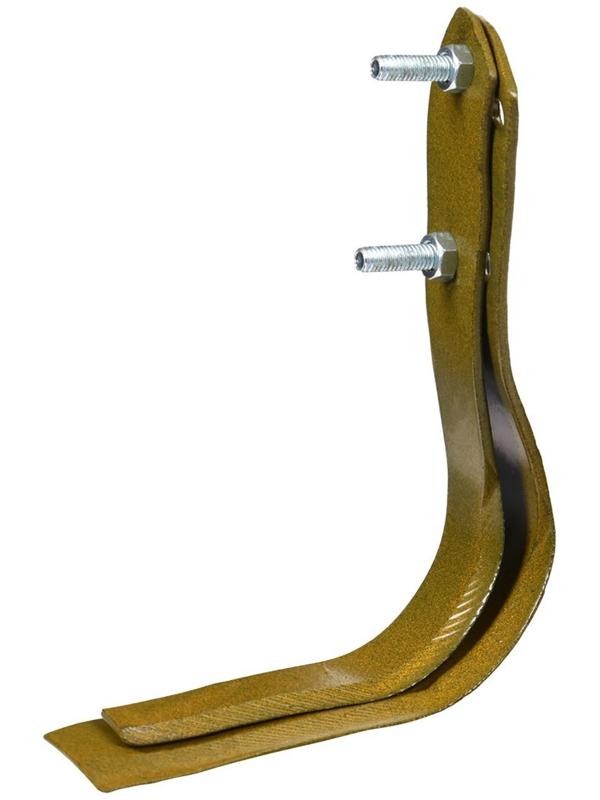 Плоскорез «Лидер», серповидный, комбинированный, режущие стороны 14 и 11 см, без черенка