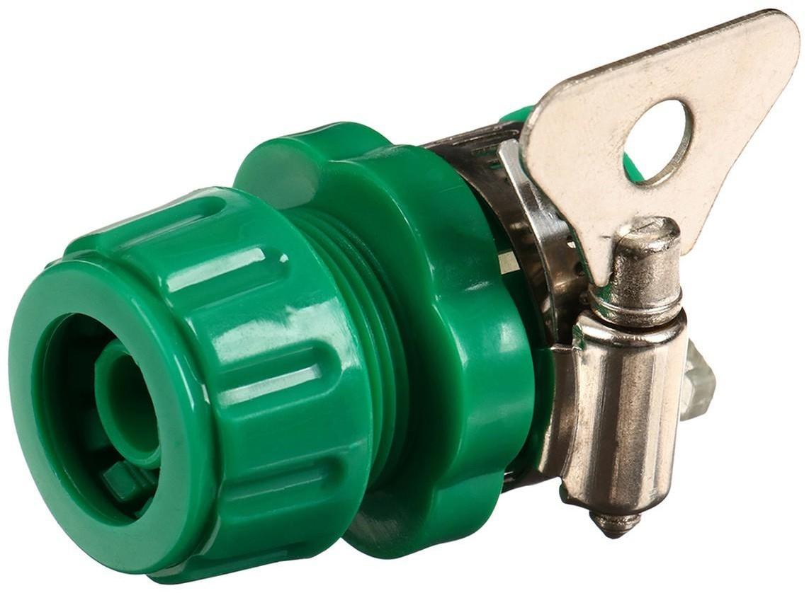 Коннектор с хомутом, крепление на кран 1/2