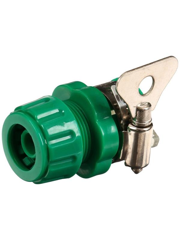 Коннектор с хомутом, крепление на кран 1/2