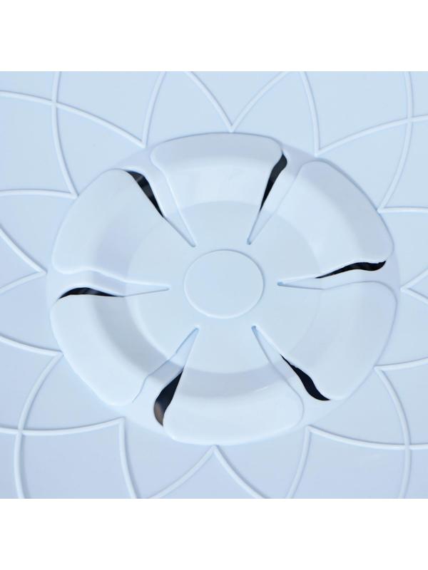 Крышка-невыкипайка силиконовая Доляна «Актеон», d=26 см, цвет голубой