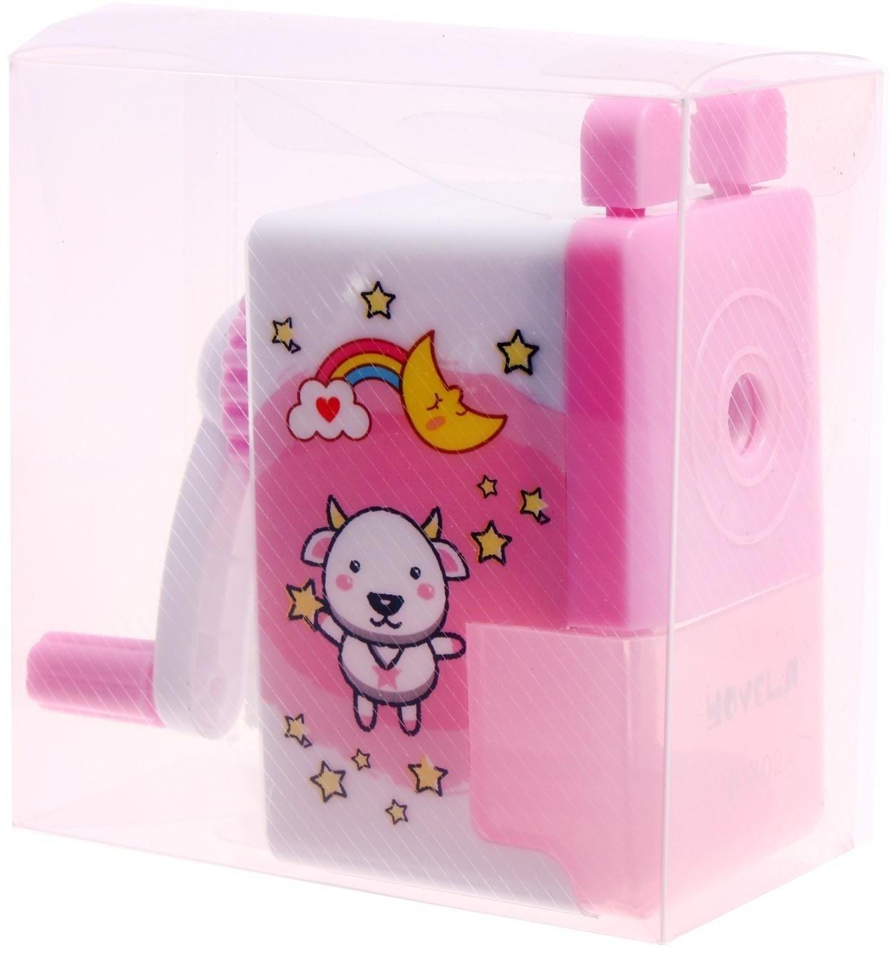 Точилка механическая с контейнером 