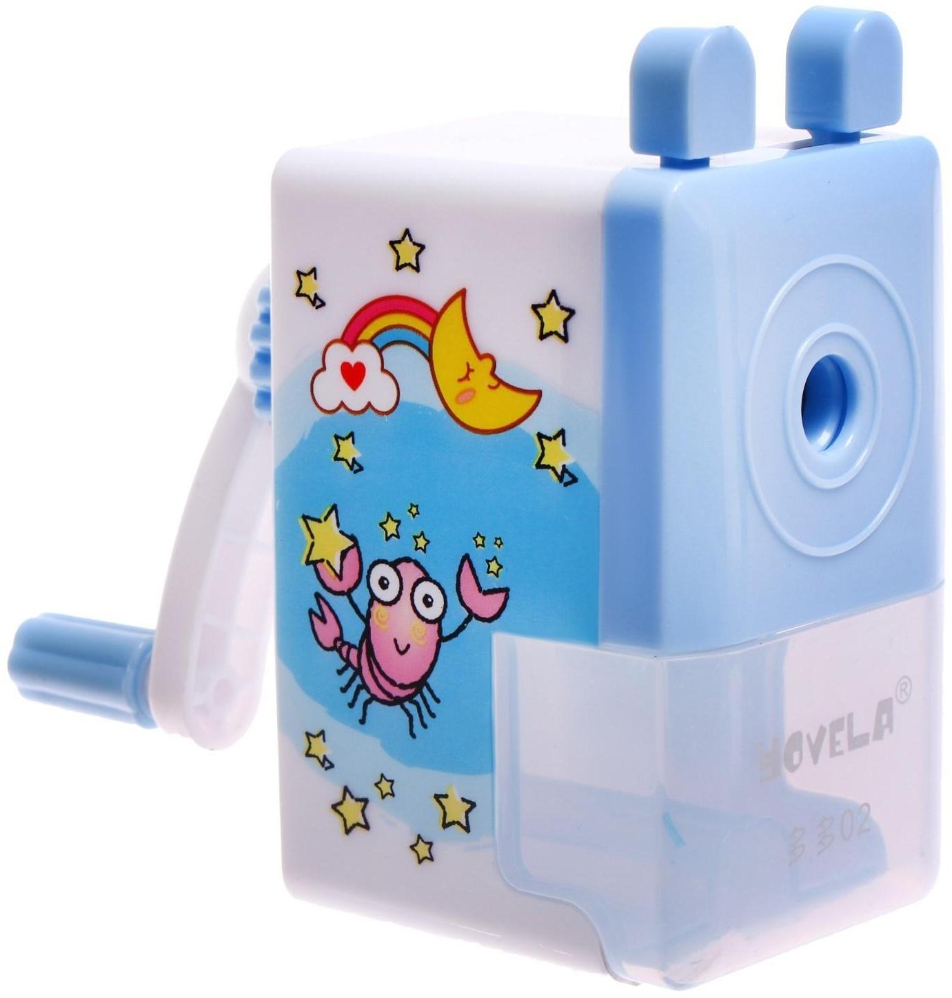 Точилка механическая с контейнером 