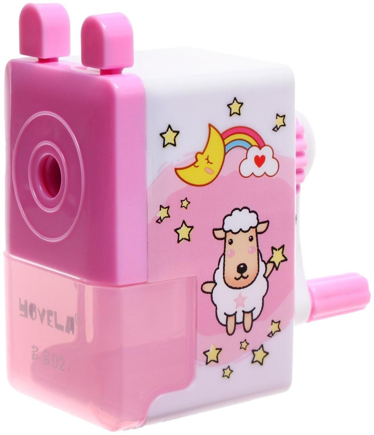 Точилка механическая с контейнером 