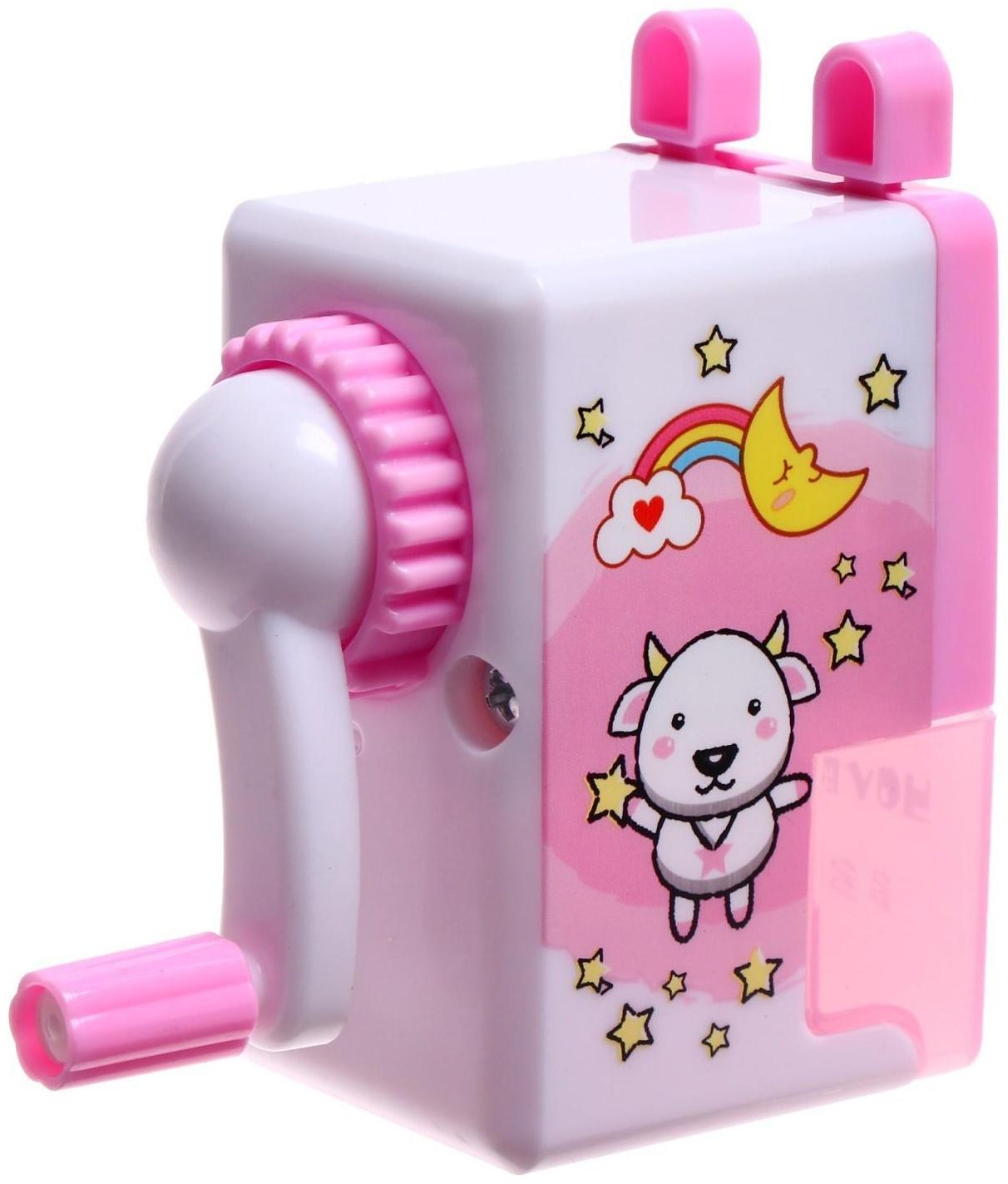 Точилка механическая с контейнером 