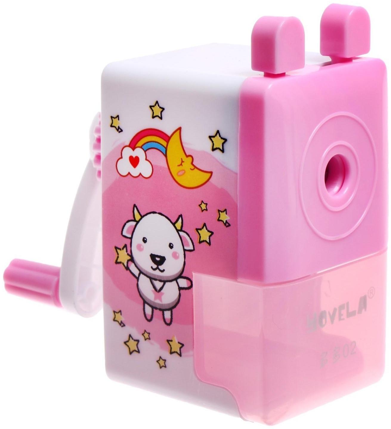 Точилка механическая с контейнером 